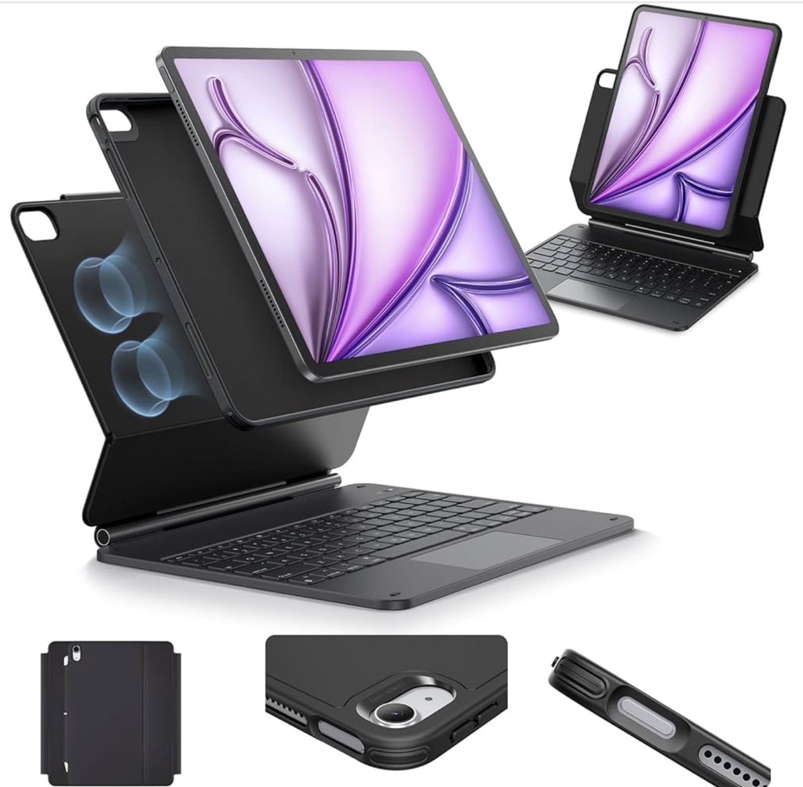 ESR Upgraded iPad Air 13” Case Keyboard Rebound M4/M3/M2 2026/2025/20242038C