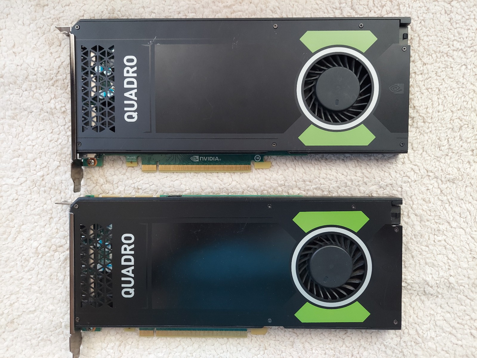 A Pair of NVIDIA PNY Quadro M4000 Video Cards