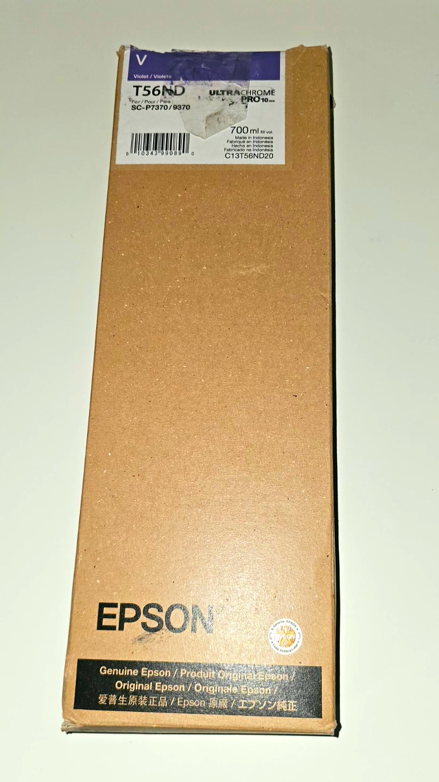Epson UltraChrome PRO 10 T56ND Violet 700ml Ink Cartridge C13T56ND20
