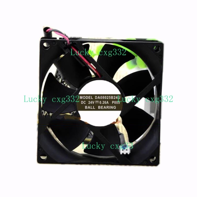 Cooling Fan For AVC DA08025B24U P005 DC24V 0.26A 8CM 2PIN New