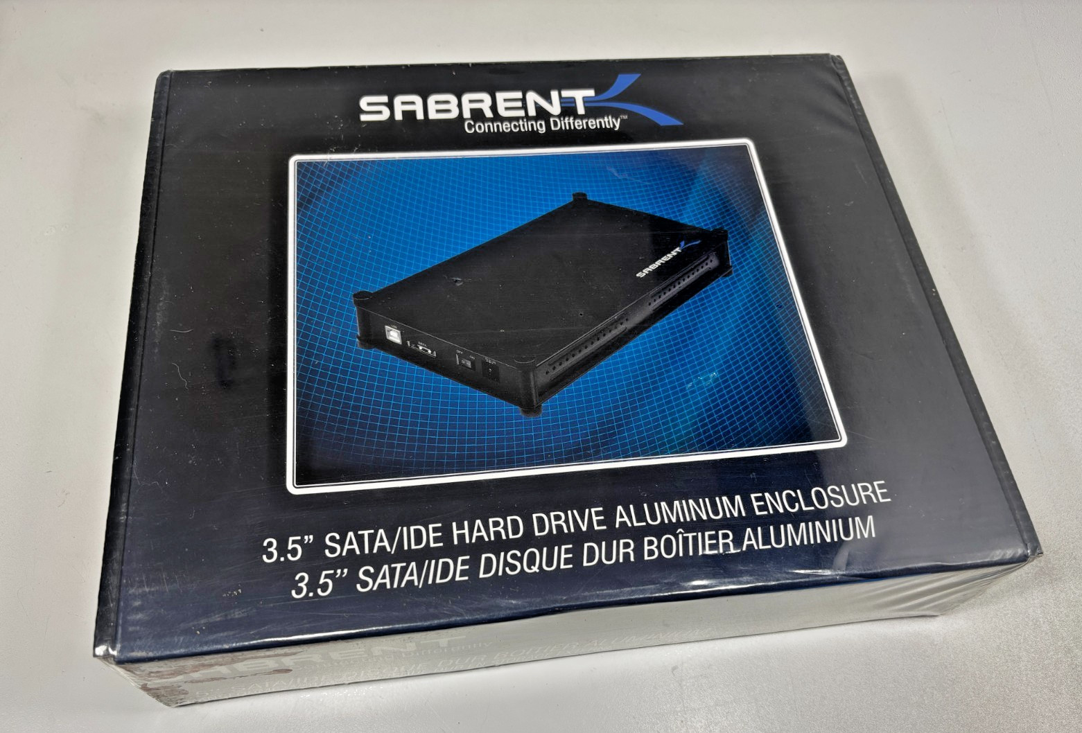 Sabrent 3.5" IDE Hard Drive Aluminum Enclosure USB 2.0 ECS-STU35K New In Box NIB