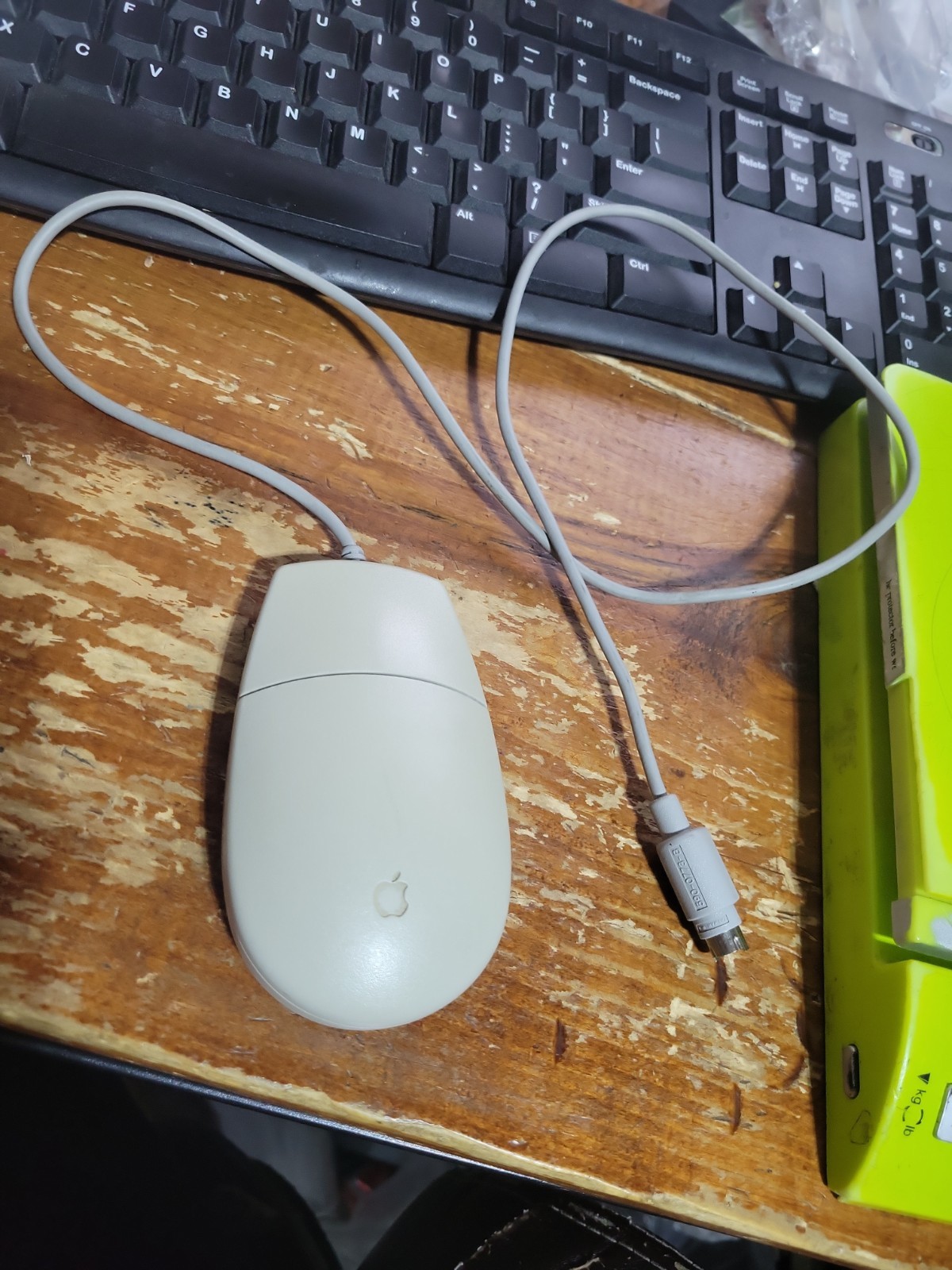 Vintage Genuine Apple Desktop Bus ADB Mouse II M2706 -Working 