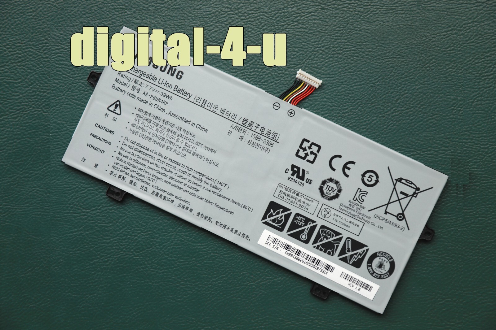New Genuine AA-PBUN4KP OEM Battery for Samsung 930QAA 930QBE NP930QAA NT930QAA