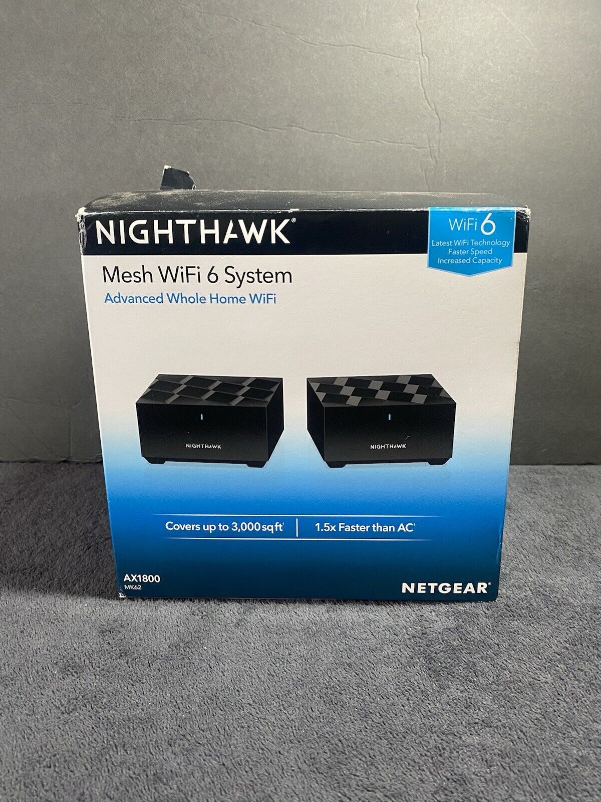 Netgear Nighthawk Mesh WiFi 6 System Advanced Whole Home WiFi AX1800