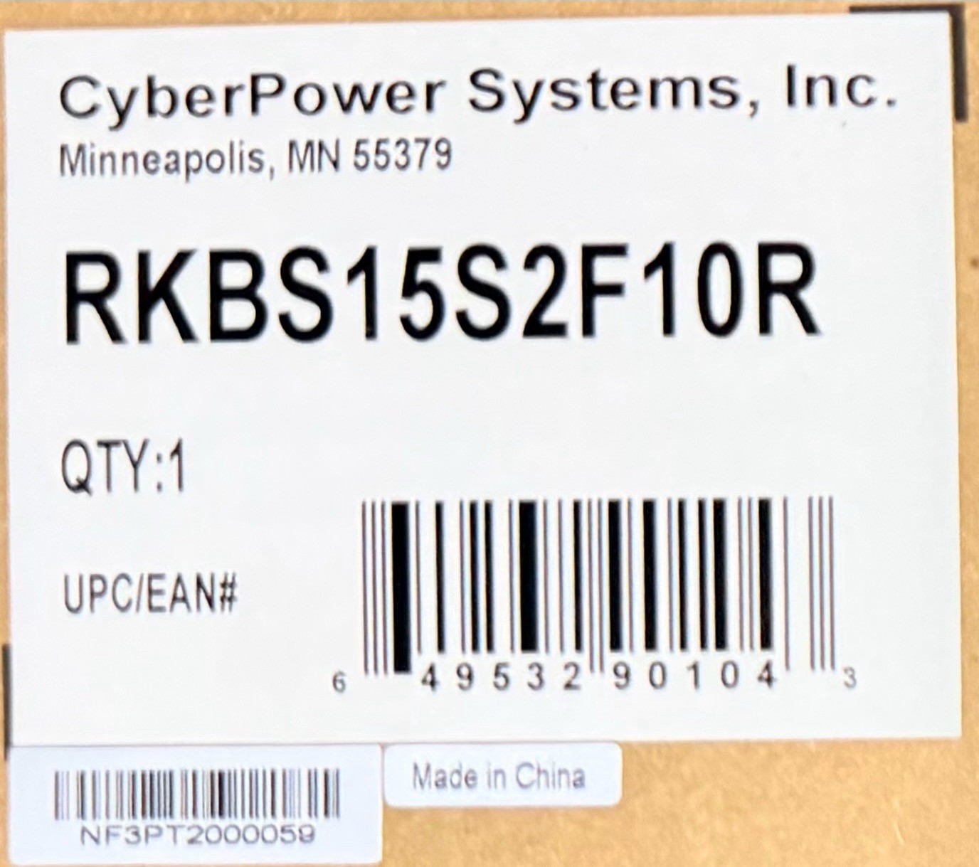 CyberPower RKBS15S2F10R Rackbar Surge Suppressor 12-Outlet 15A (Brand New)