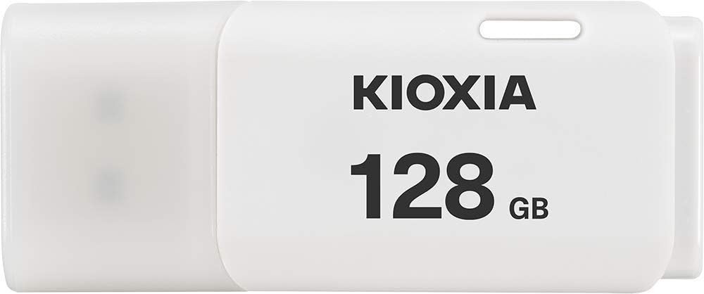 KIOXIA USB 2.0 high-speed KLU202A128GW Cap Flash Drive Memory 128GB white JP