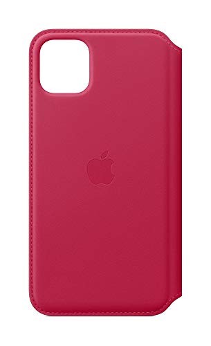 Apple Premium Leather Folio for iPhone 11 Pro Max Raspberry