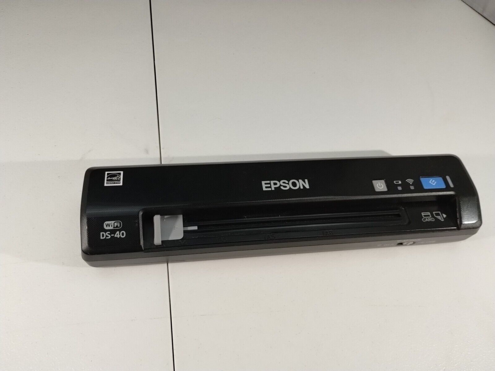 Epson WorkForce DS-40 Wireless Portable Document Scanner Battery Powered No Wire