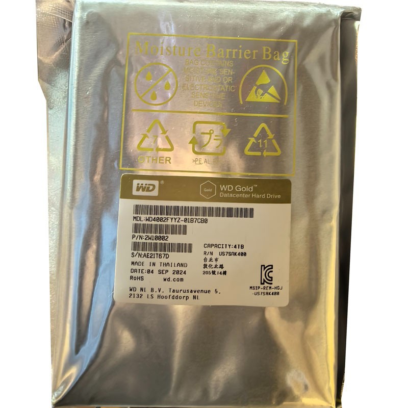WD Gold Enterprise 4TB WD4002FYYZ 7200 RPM 128MB SATA 3.5" HDD Hard Disk Drive