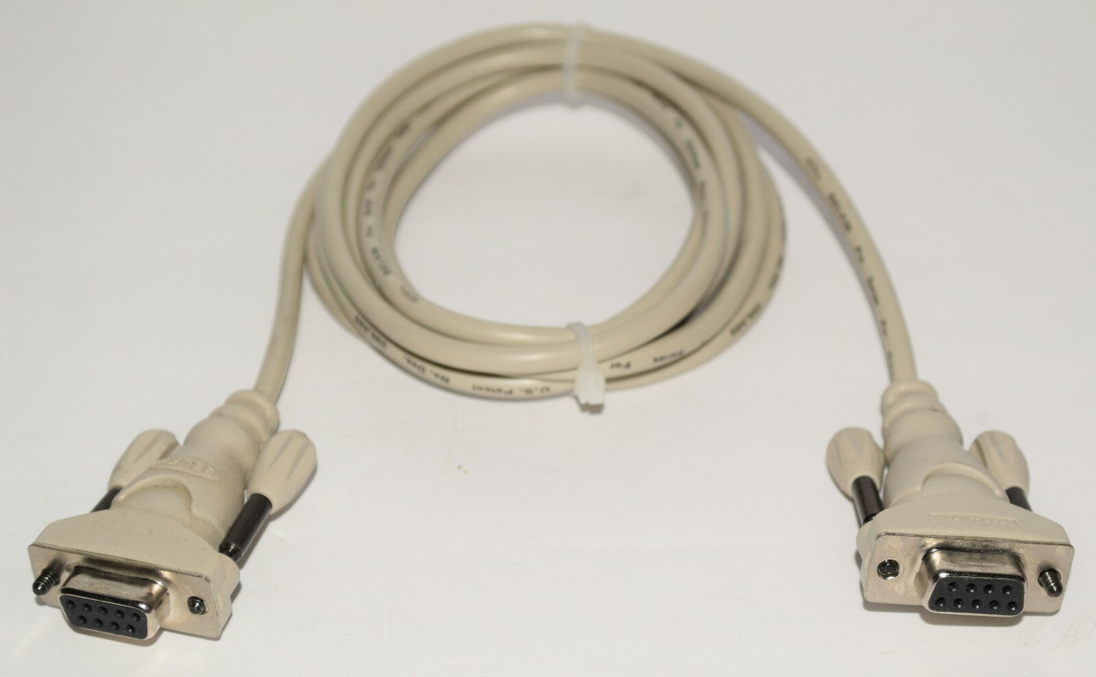 6ft Belkin Pro Series F3B207 DB9 Data Transfer Cable Crossed Wiring Null Modem