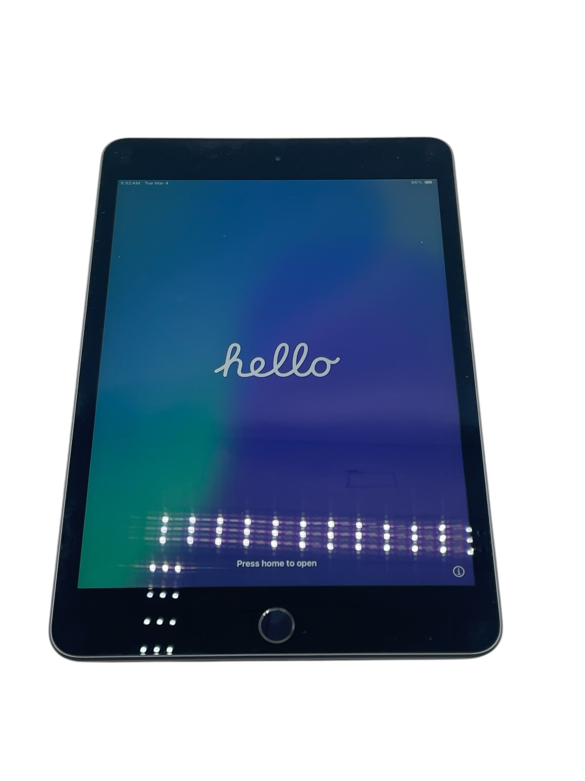 Apple iPad Mini 5th Gen - 256GB - Gray - Wi-Fi + Cellular - Unlocked - Grade D