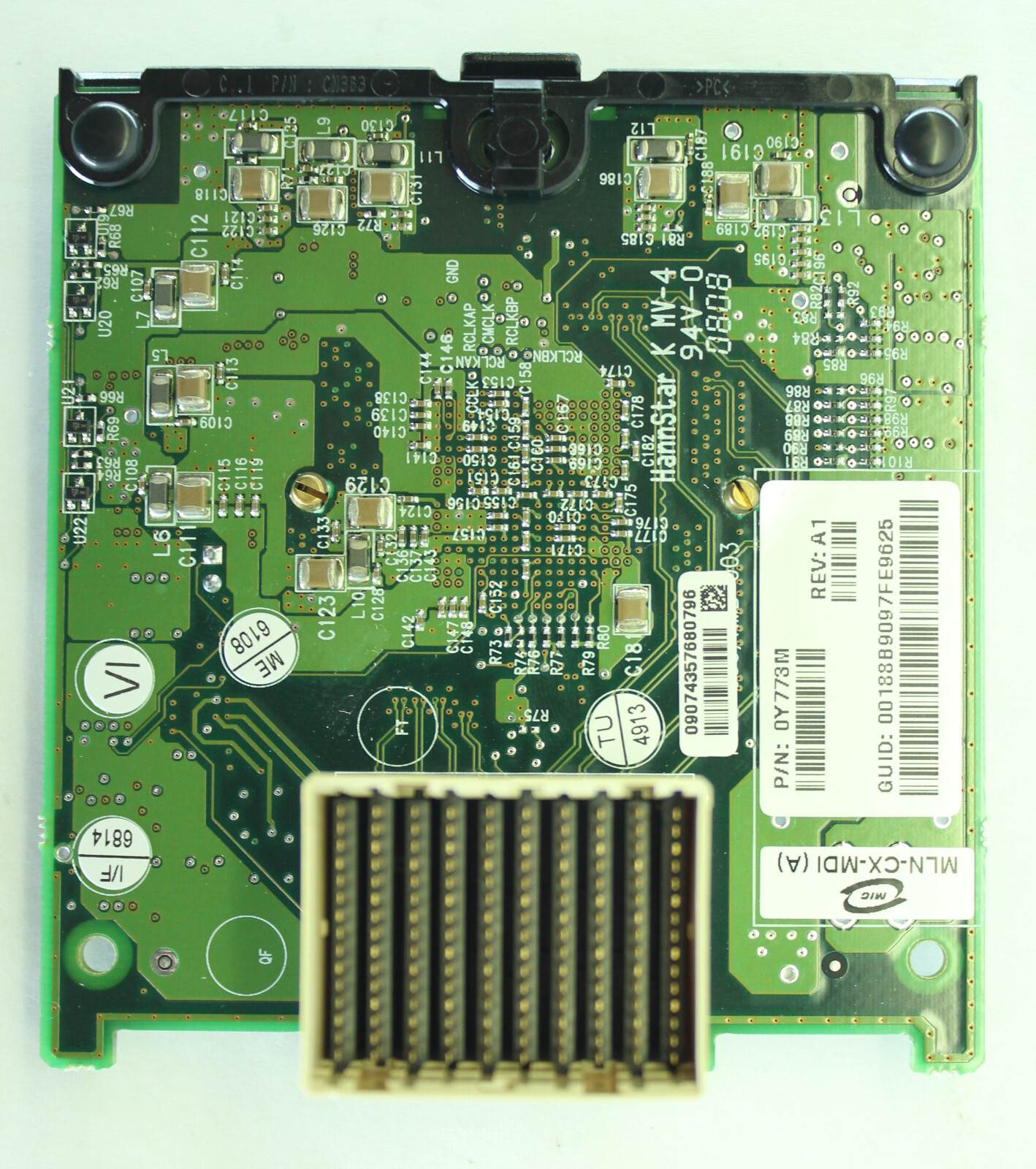 Dell Mellanox ConnectX Dual-Port InfiniBand Mezzanine I/O Card DP/N 0Y773M