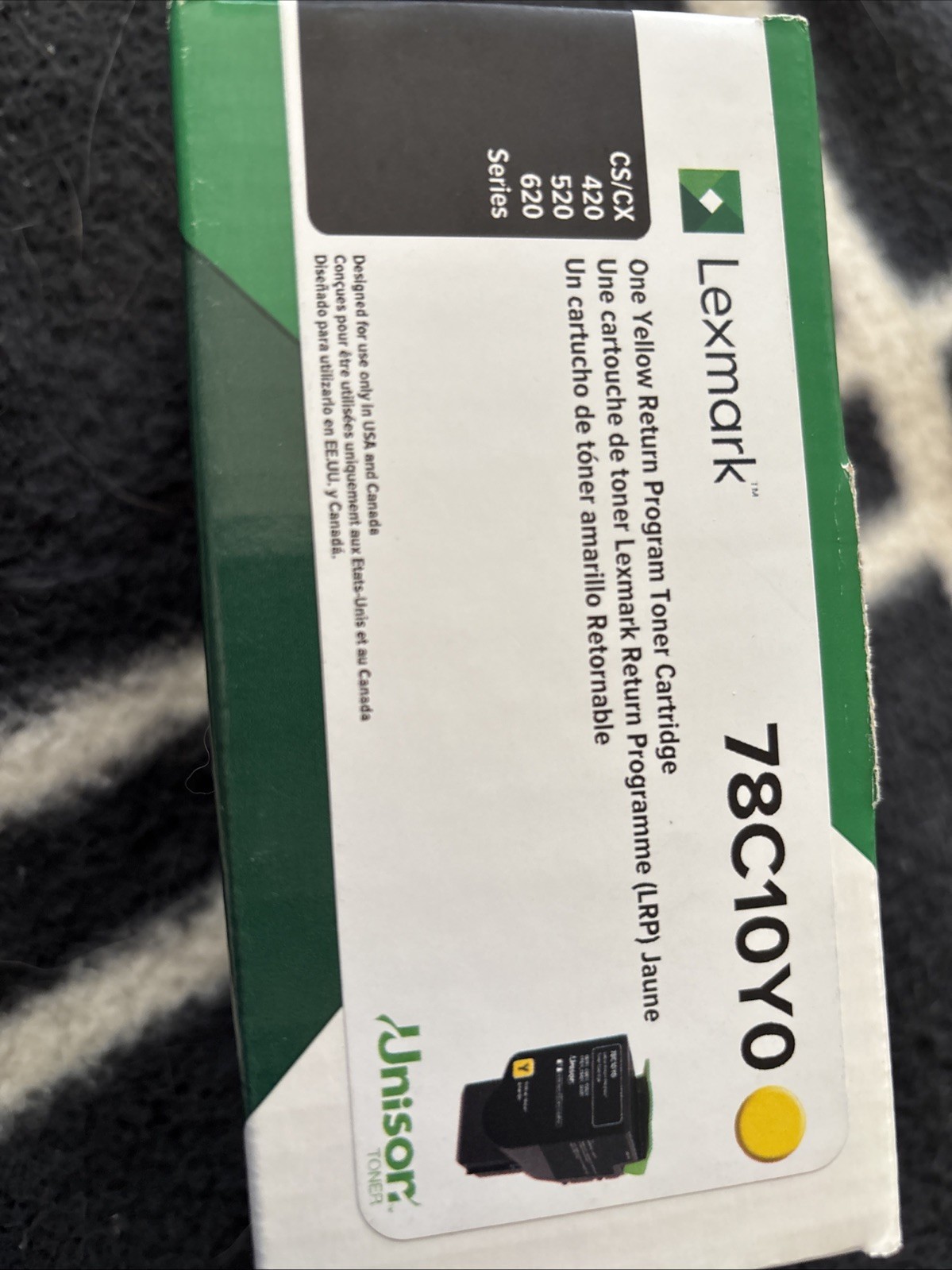 Lexmark Unison 78C10Y0 Original Toner Cartridge Yellow