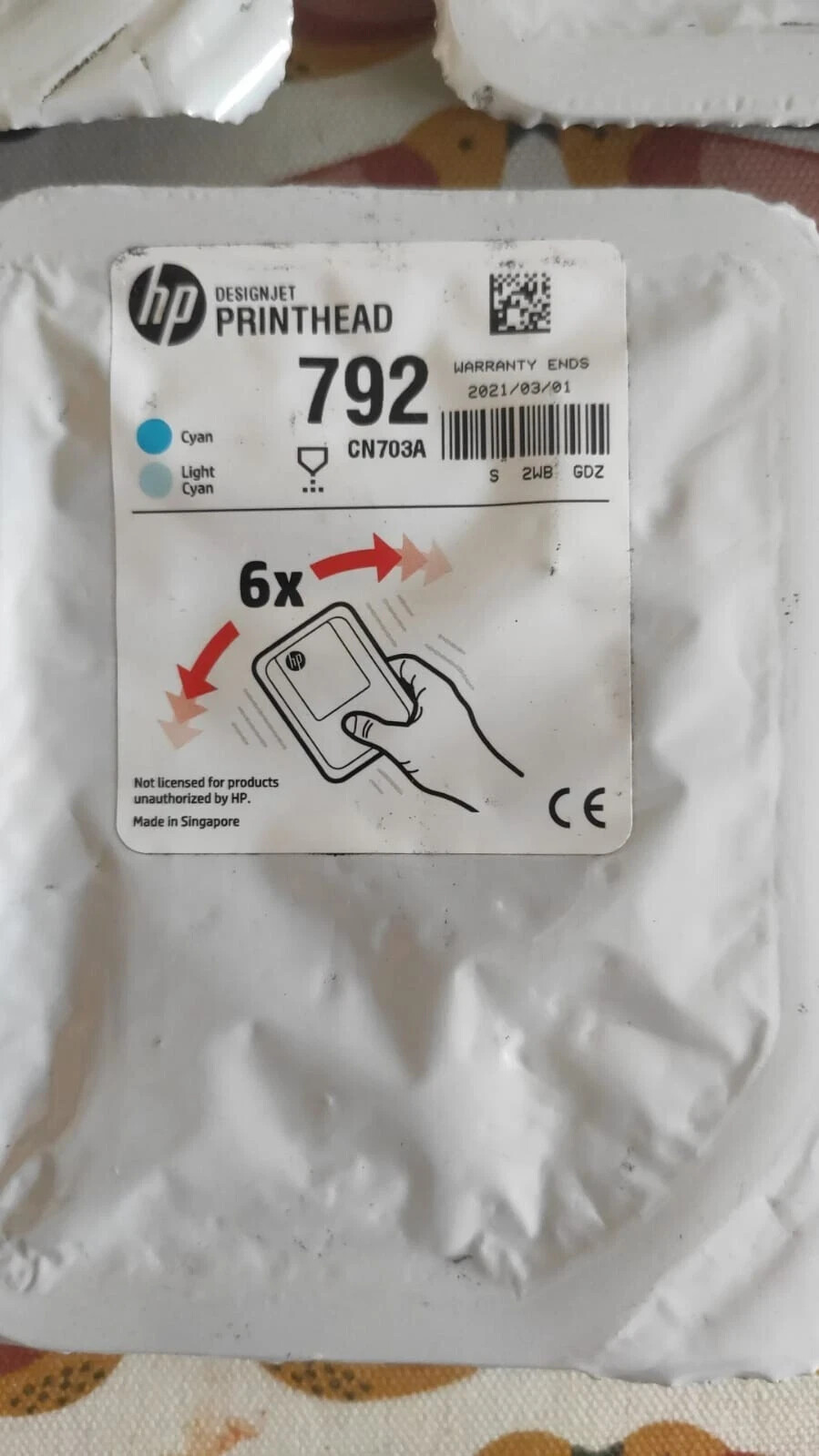 Genuine HP 792 Printheads (CN702A CN703A CN704A) lot FREE UK DELIVERY VAT inc.