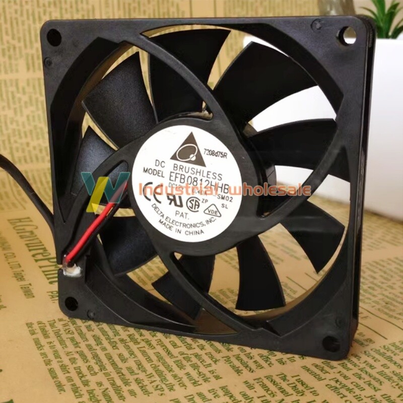 1PC Delta EFB0812HHB 80x80x15mm 80mm 8015 12V 0.4A DC CPU Cooling Fan 2pin wire
