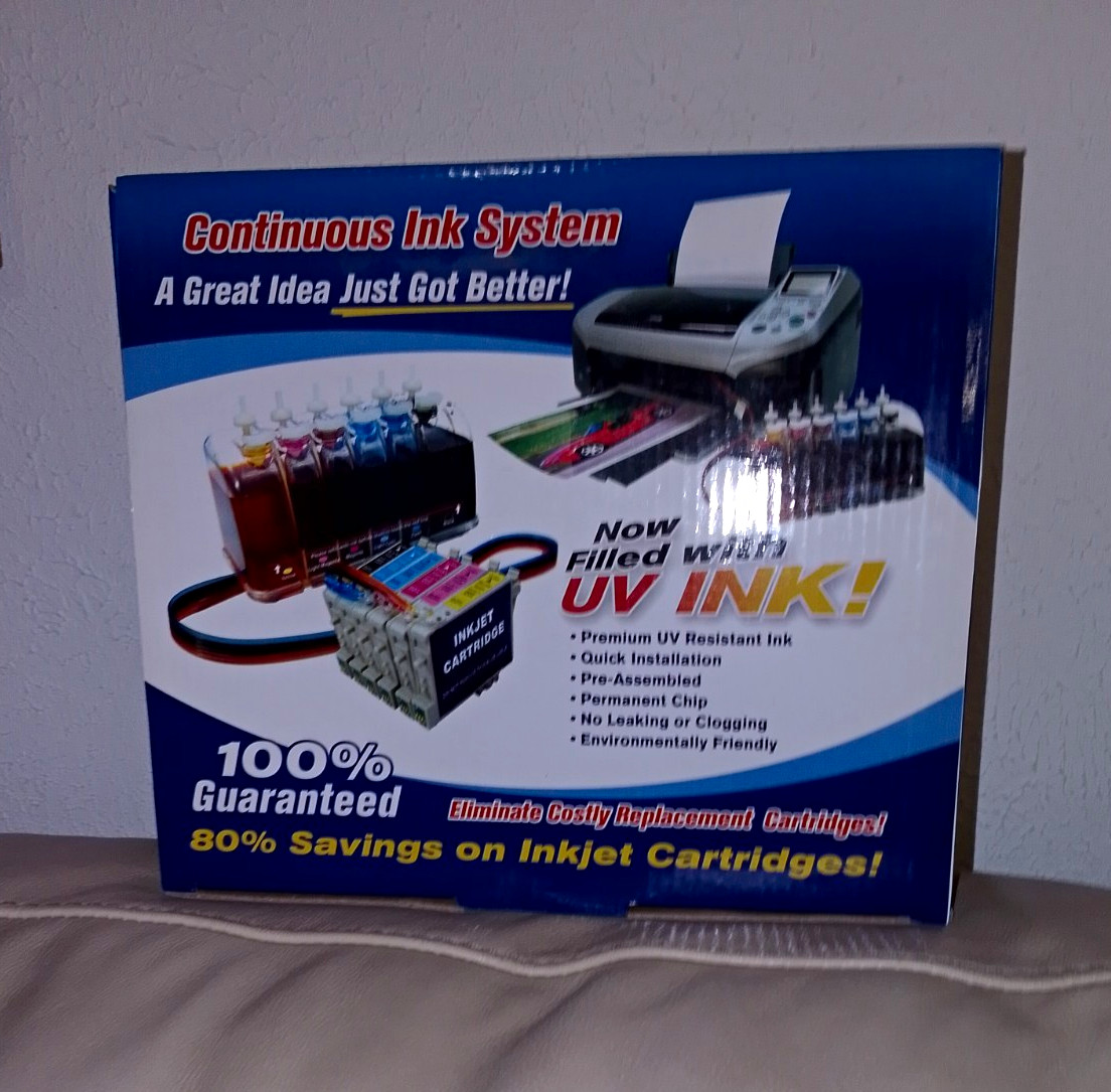 Continuous Ink System Refill Kit UV Ink for Canon S830D iP6000 Inkjet