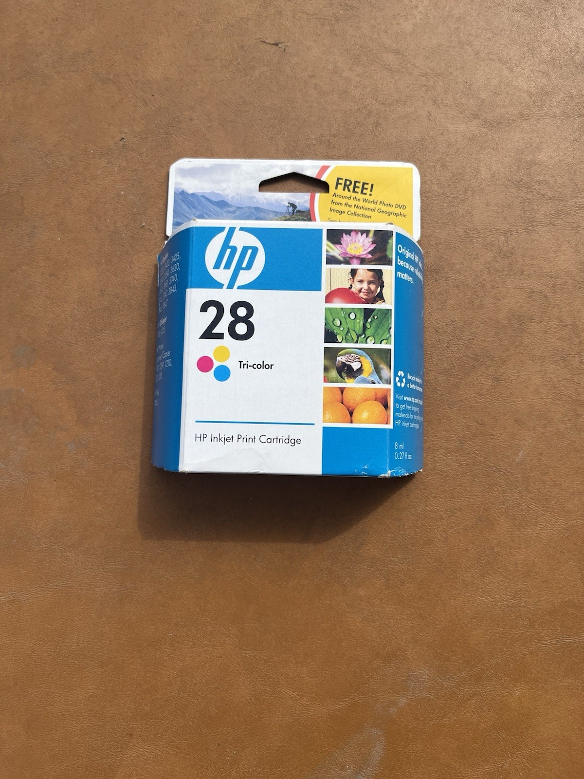 Genuine HP 28 Tri Color Ink Cartridge New in box exp 11/2008