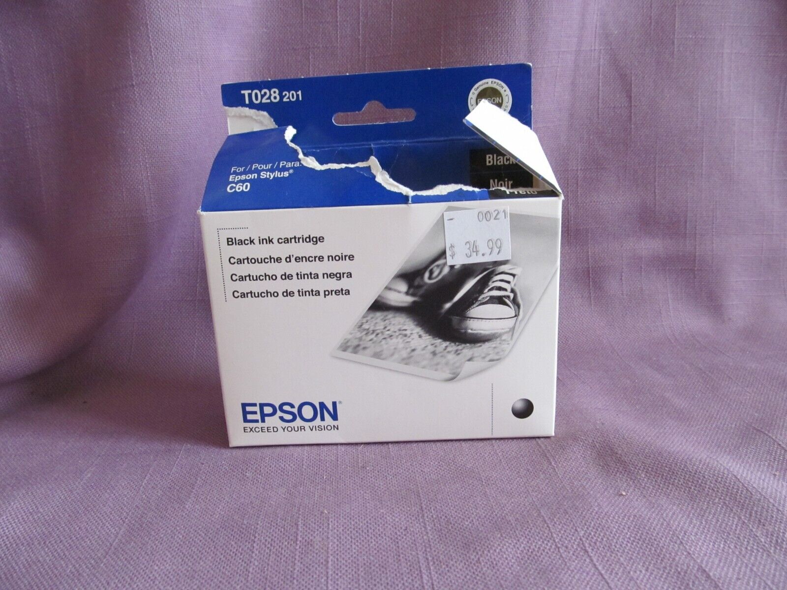 Epson Black INK Cartridge T028 201 Exp. 05-2011