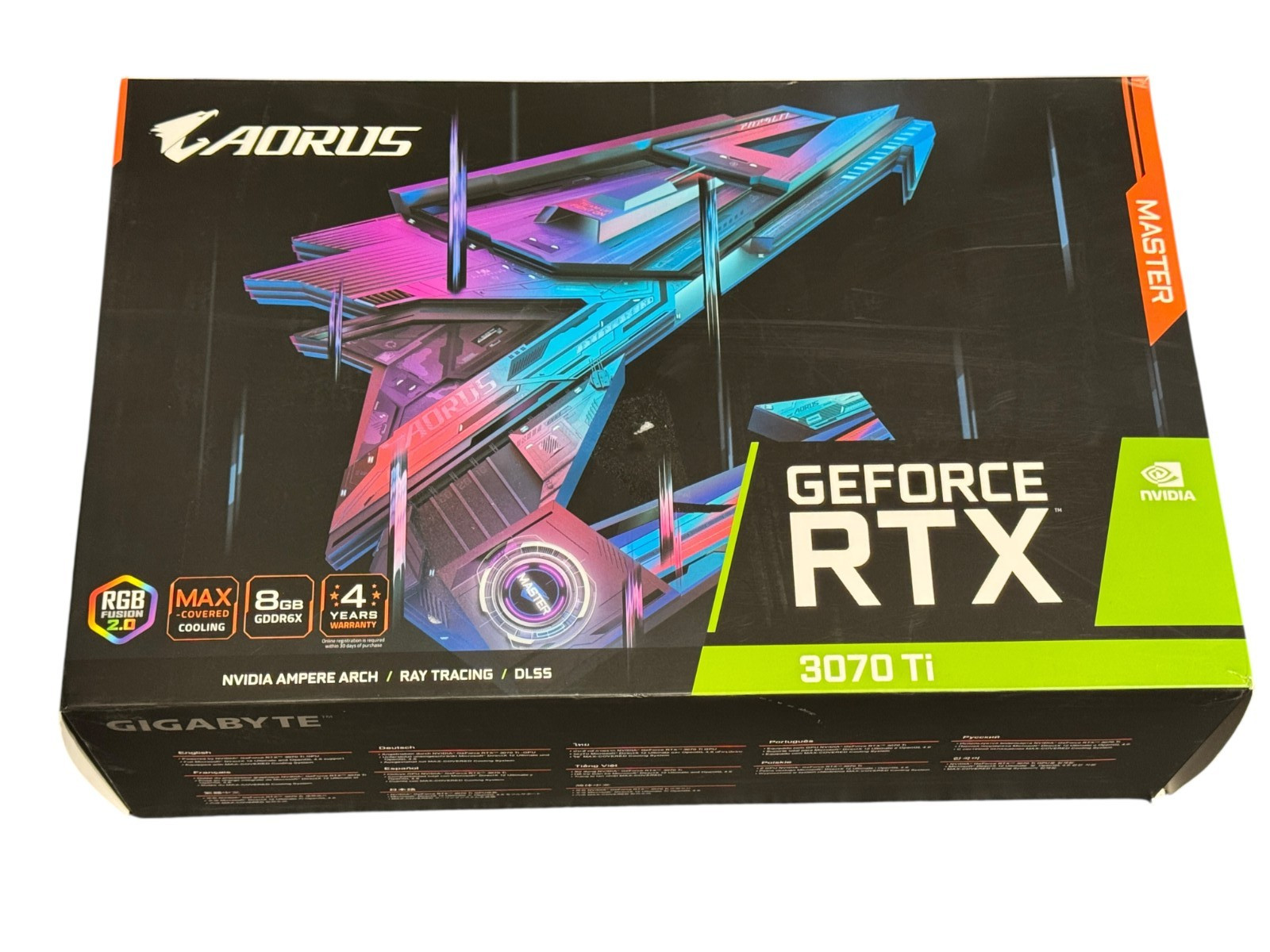AORUS GeForce RTX 3070 Ti MASTER 8GB GDDR6X GPU - USED - FULLY  TESTED