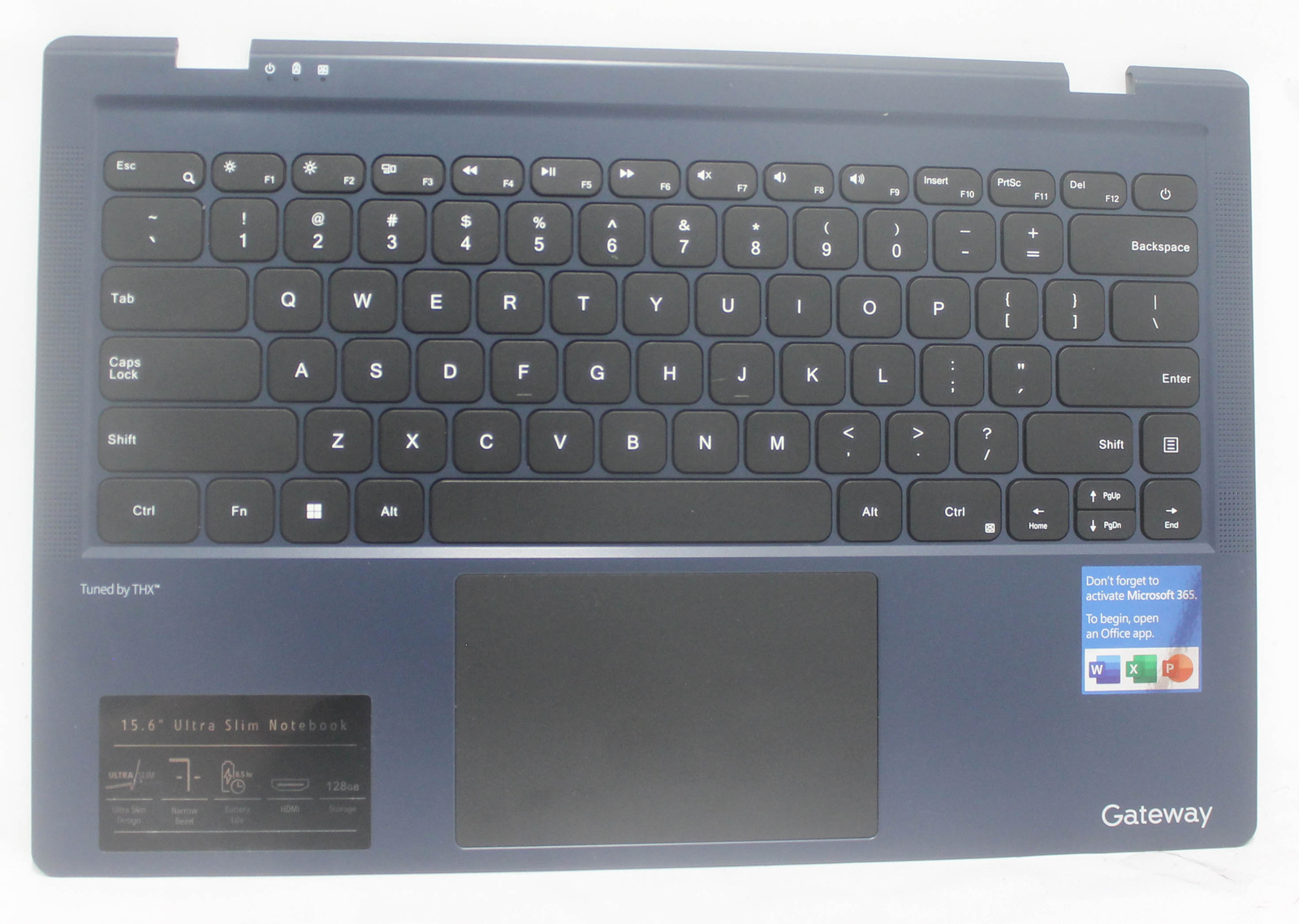 GWNC21524-BL-PALMREST-B Gateway Palmrest W/Kb Blue For Gwnc21524-Bl "GRADE B"