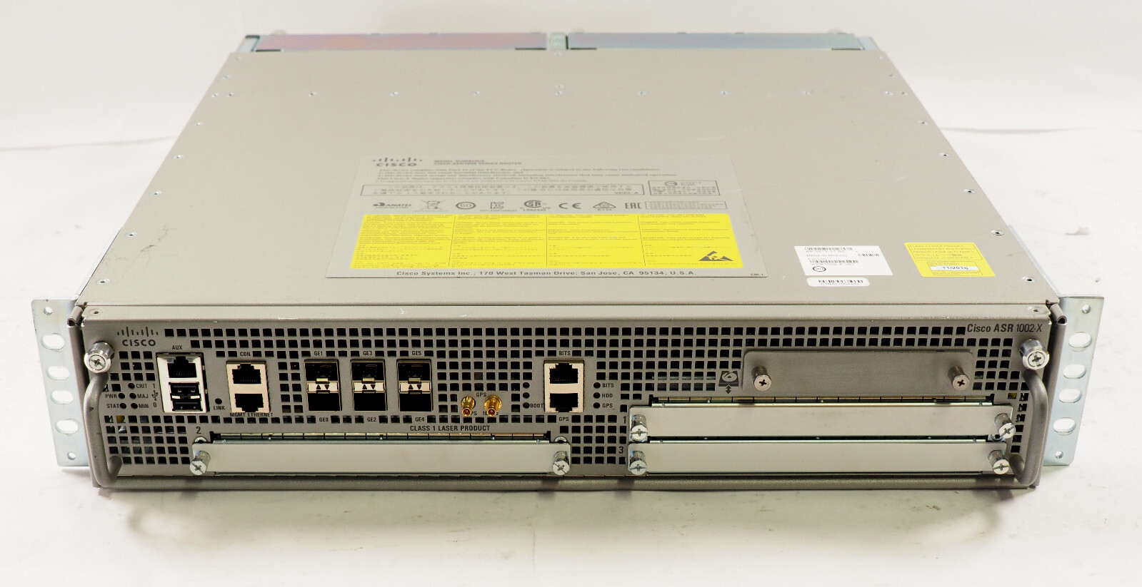 Cisco ASR1002-X V07 68-3873-11 Aggregation Services Router Dual PSU