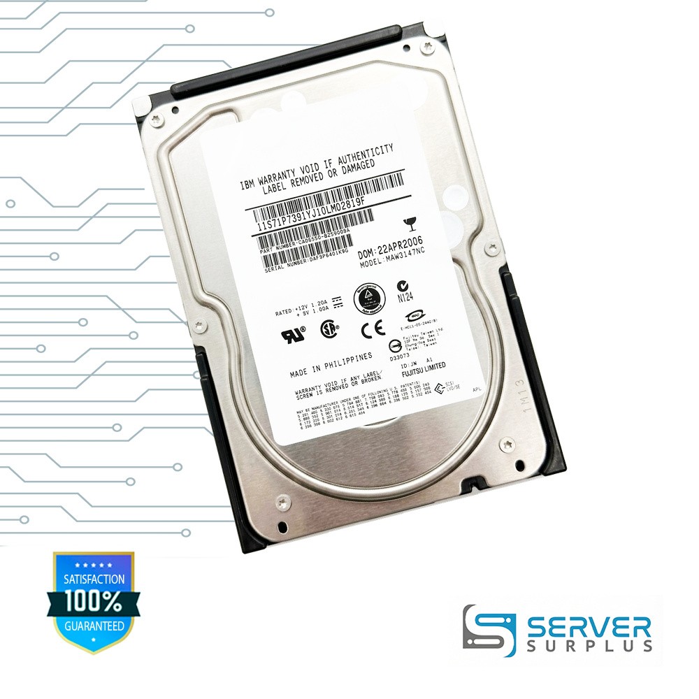 IBM MAW3147NC SCSI 3.5 in Enterprise HDD | 11S71P7391YJ10LM02819F