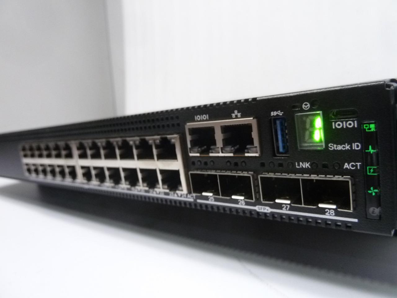 Dell Networking EMC | N3224T-ON | 24-Port 1GbE 4P SFP+ 2P QSFP28 Ethernet Switch