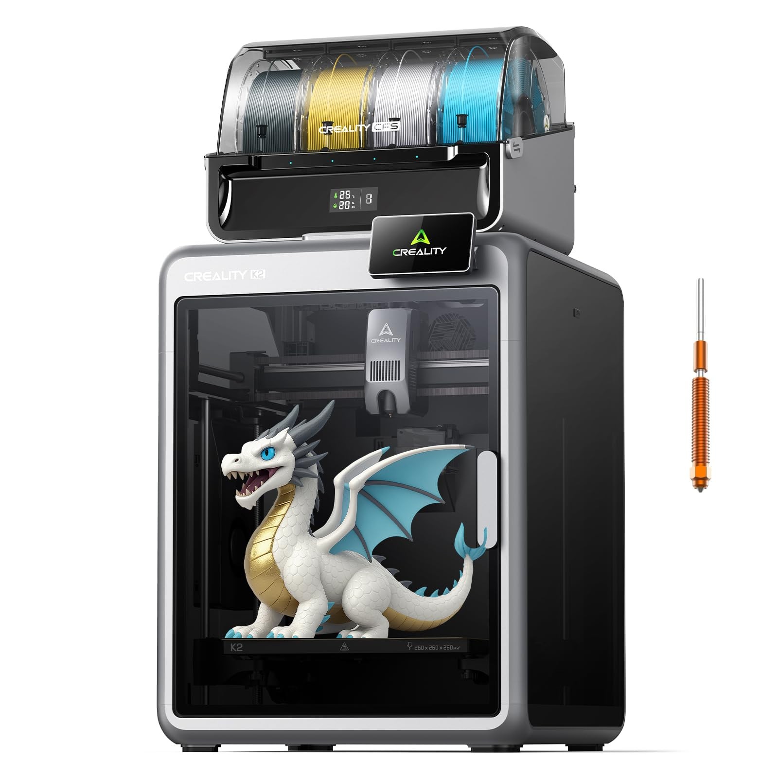 Creality K2 (A) Combo 3D Printer, Multicolor Printing with CFS