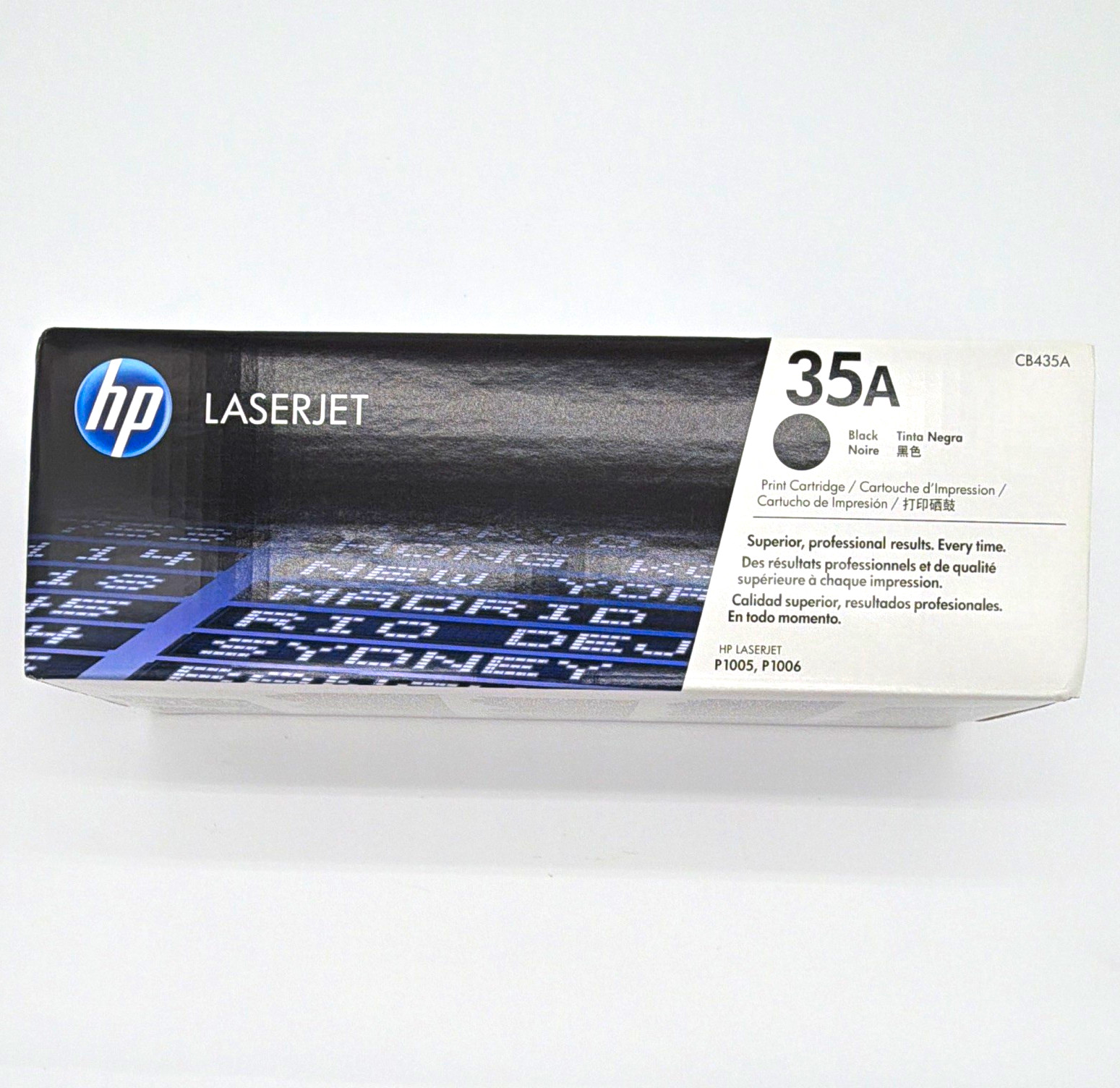 Genuine HP 35A CB435A Black LaserJet Toner Cartridge OEM New Factory Sealed