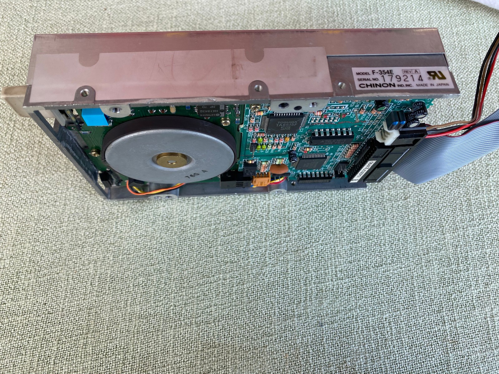 Chinon F-354E Rev.A Floppy Drive for Amiga 500/A500+ from A500 Rev.3