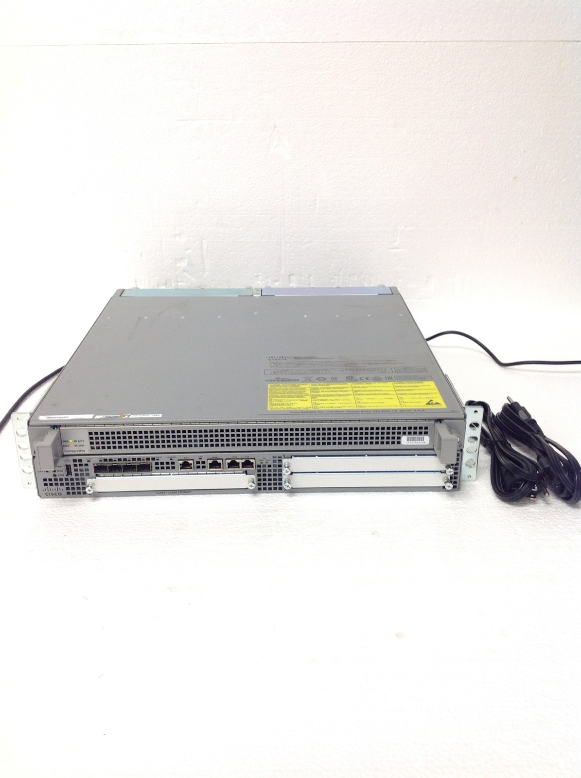 Cisco ASR 1002 ASR1000 Series Router w/ 2x MCP470W-AC PSU, ASR1000-ESP10 Card