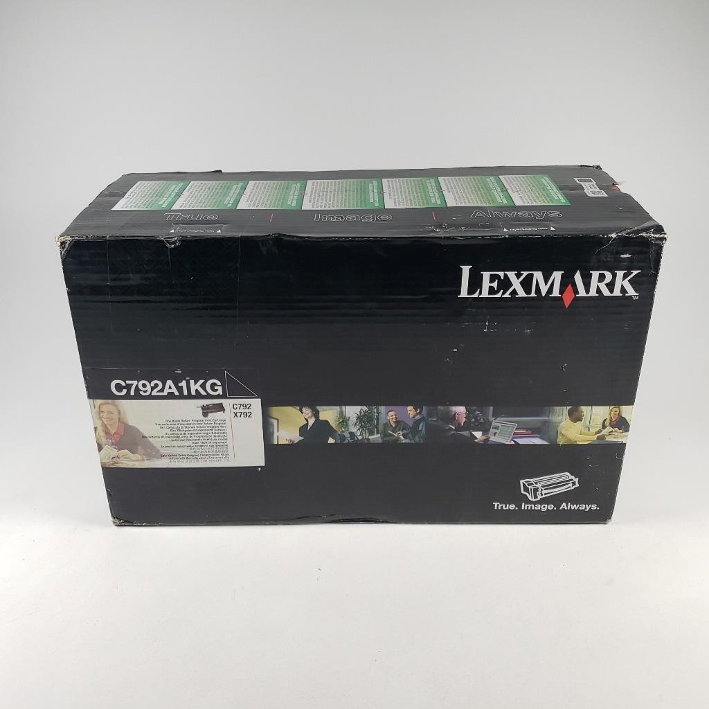 Lexmark C792A1KG Black Toner Cartridge - Minor Cosmetic Box Damage