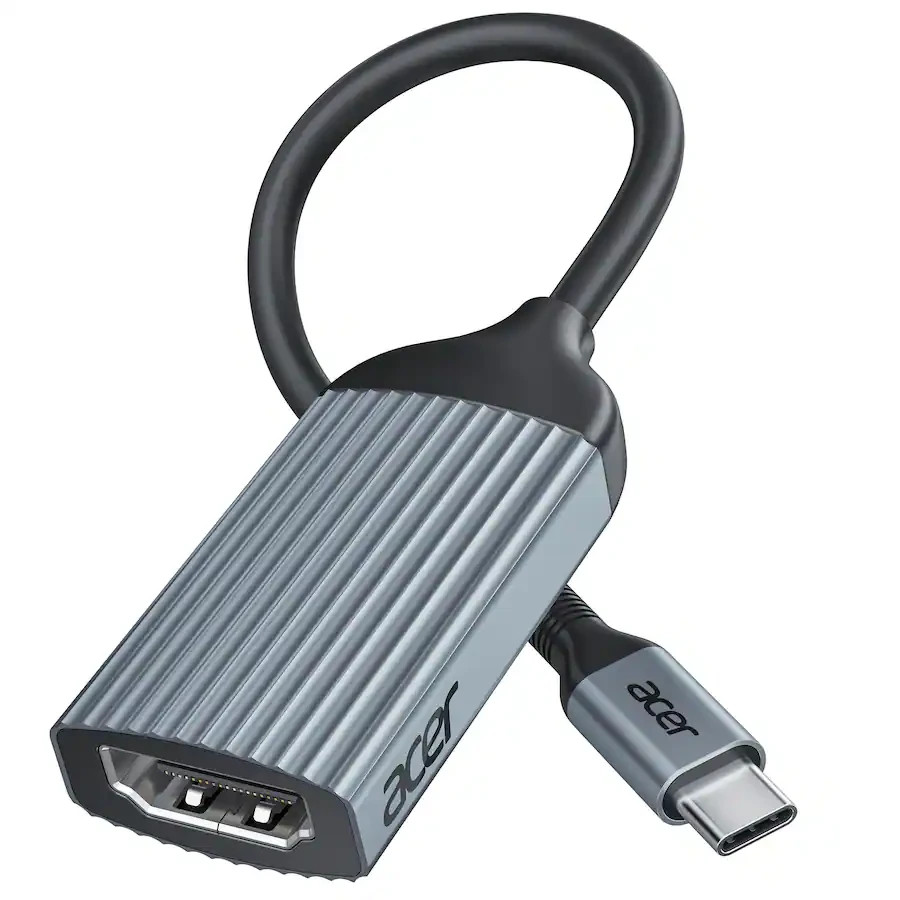 Acer USB-C to HDMI Adapter 4K@60Hz, (High Speed, Thunderbolt 3/4) Type C to HDMI