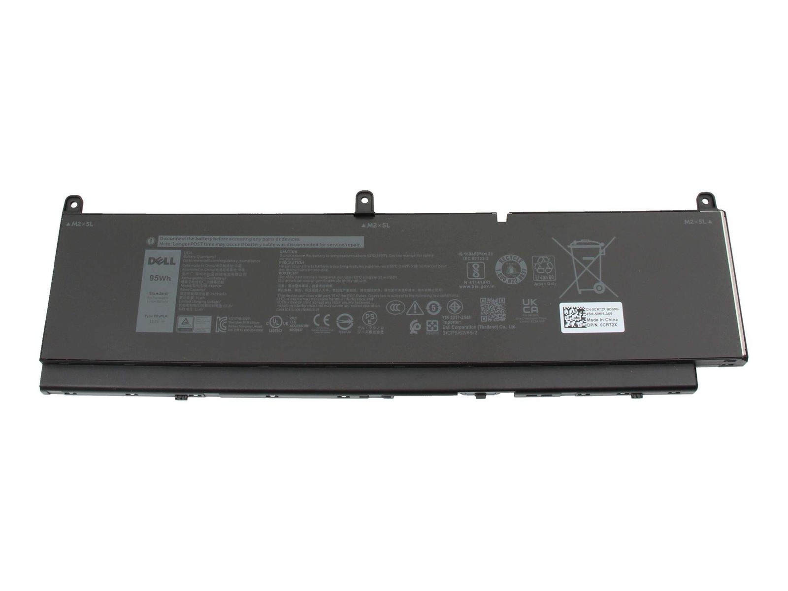 Dell 0PKWVM Battery 95Wh Genuine 7,920mAh ~D~