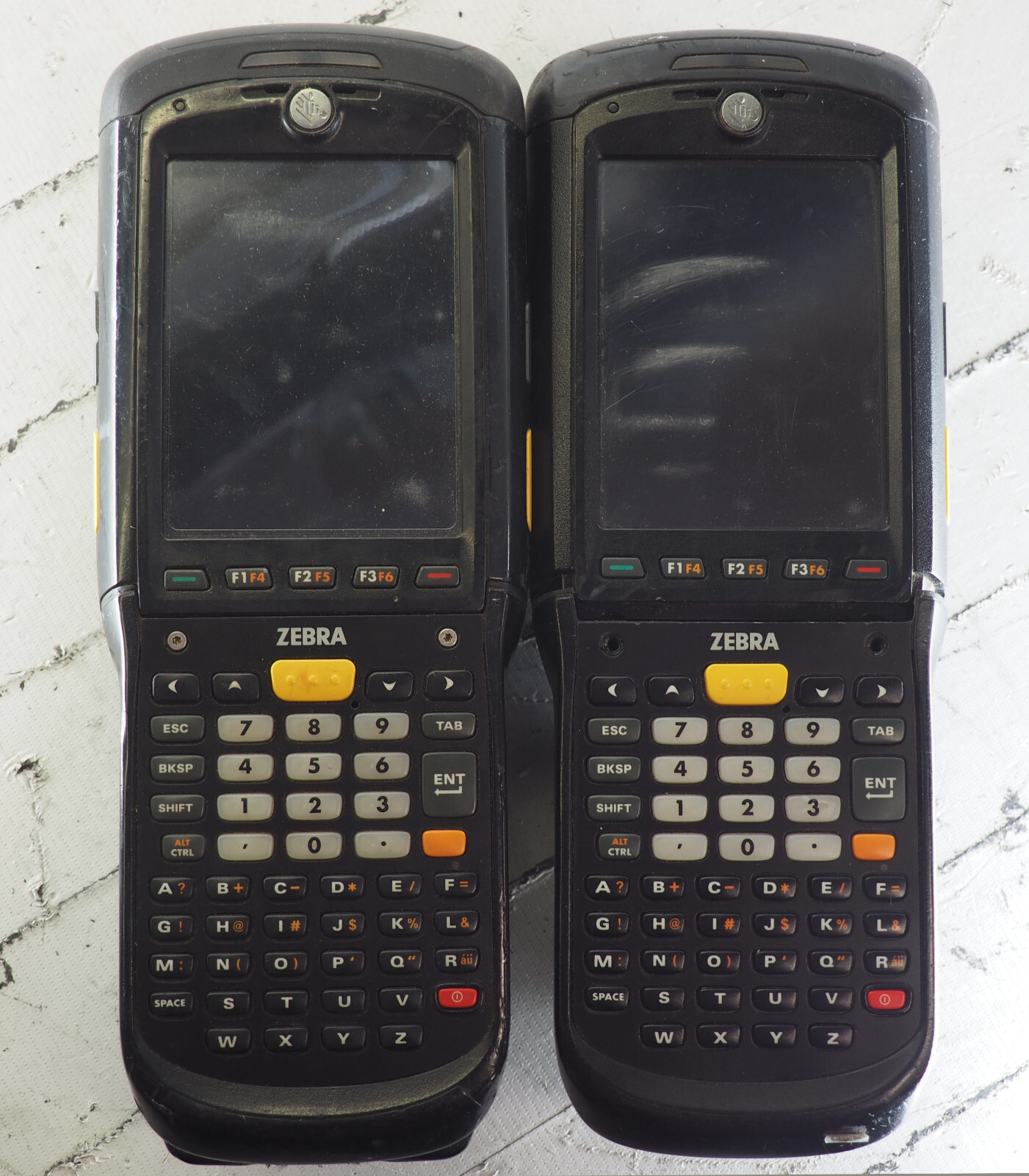 Lot of 2 Zebra/Motorola Barcode Scanner MC9596-KDAEAB00100