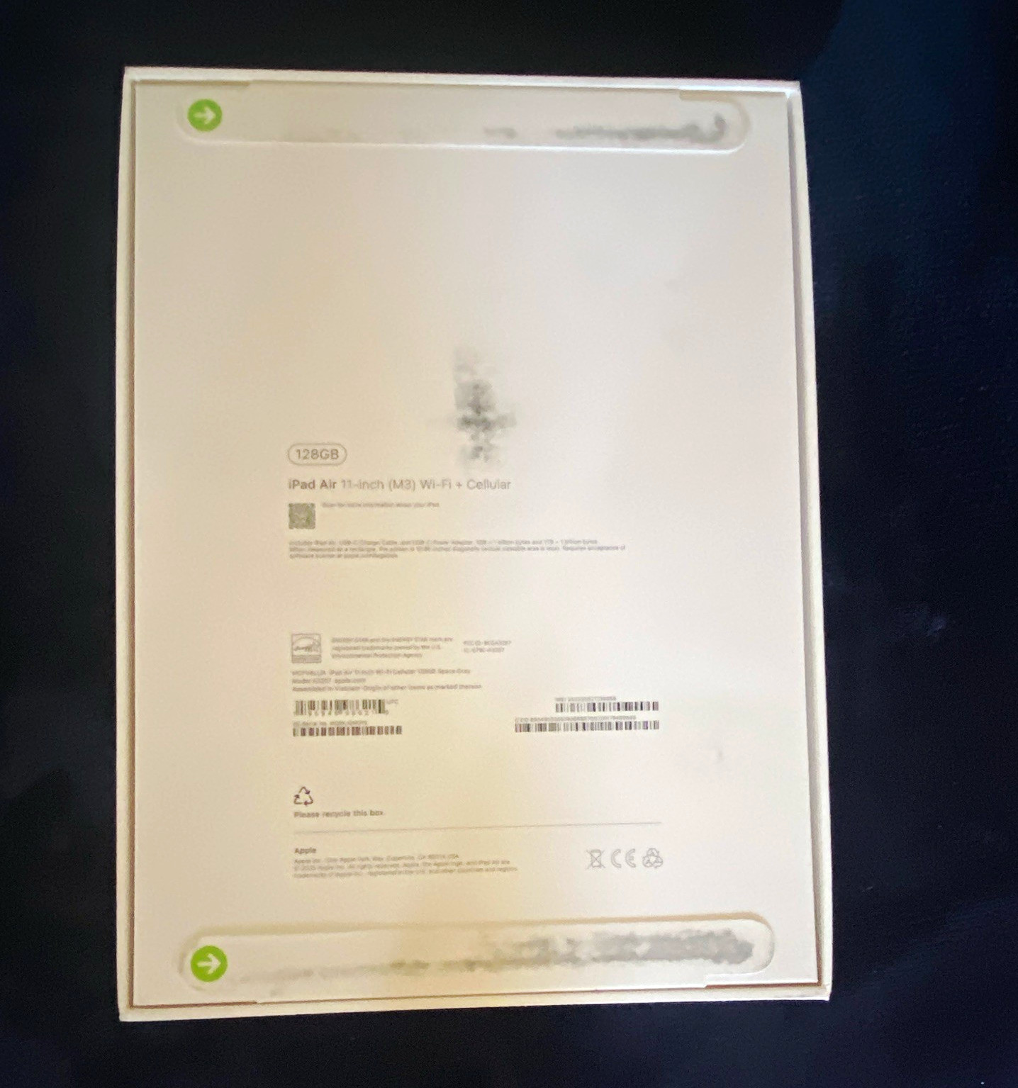 Apple iPad Air 11-inch (M3) 128GB Wi‑Fi + Cellular 11in Tablet