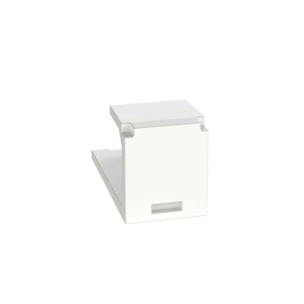 PACK of 50 Panduit CMBWH-X Mini-Com Blank Module, 1 Port, White