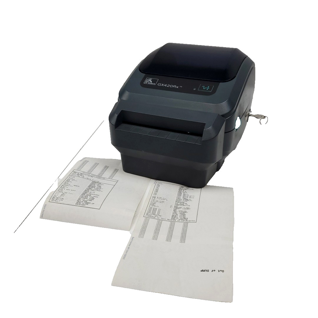 Zebra GX420Rx Label Thermal Printer USB Ethernet GX42-202412-006M No PSU -TESTED