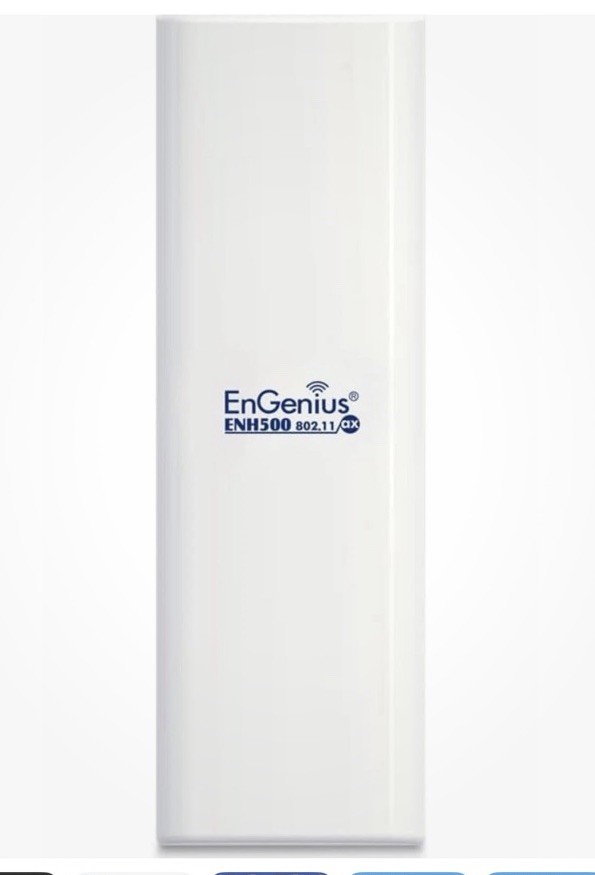 EnGenius ENH500-AX Wi-Fi 6 Outdoor AX1200 5 GHz Point to Point Wireless Bridge