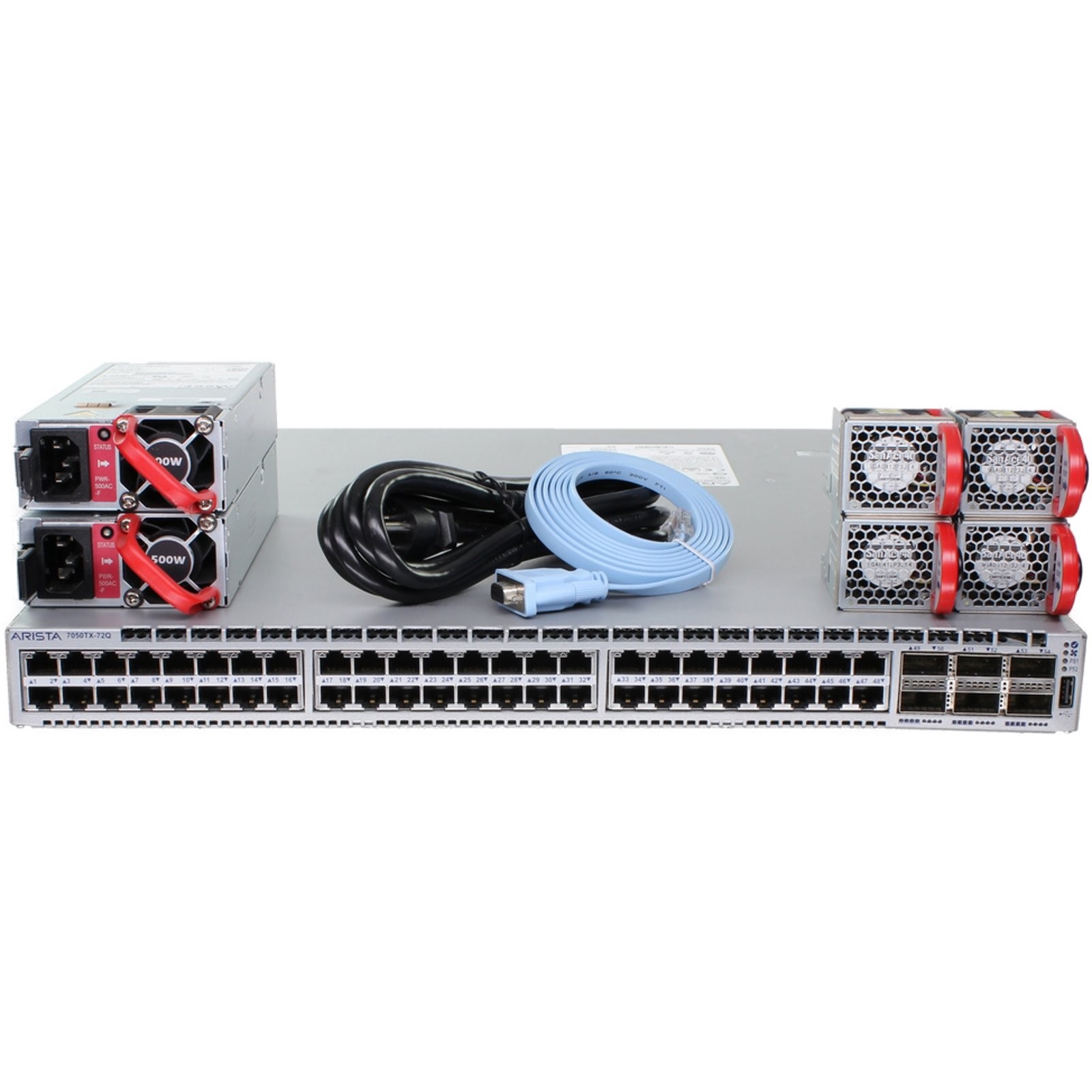 Arista DCS-7050TX-72Q-F 48P 10GbE Base-T 6P 40GbE QSFP+ Switch