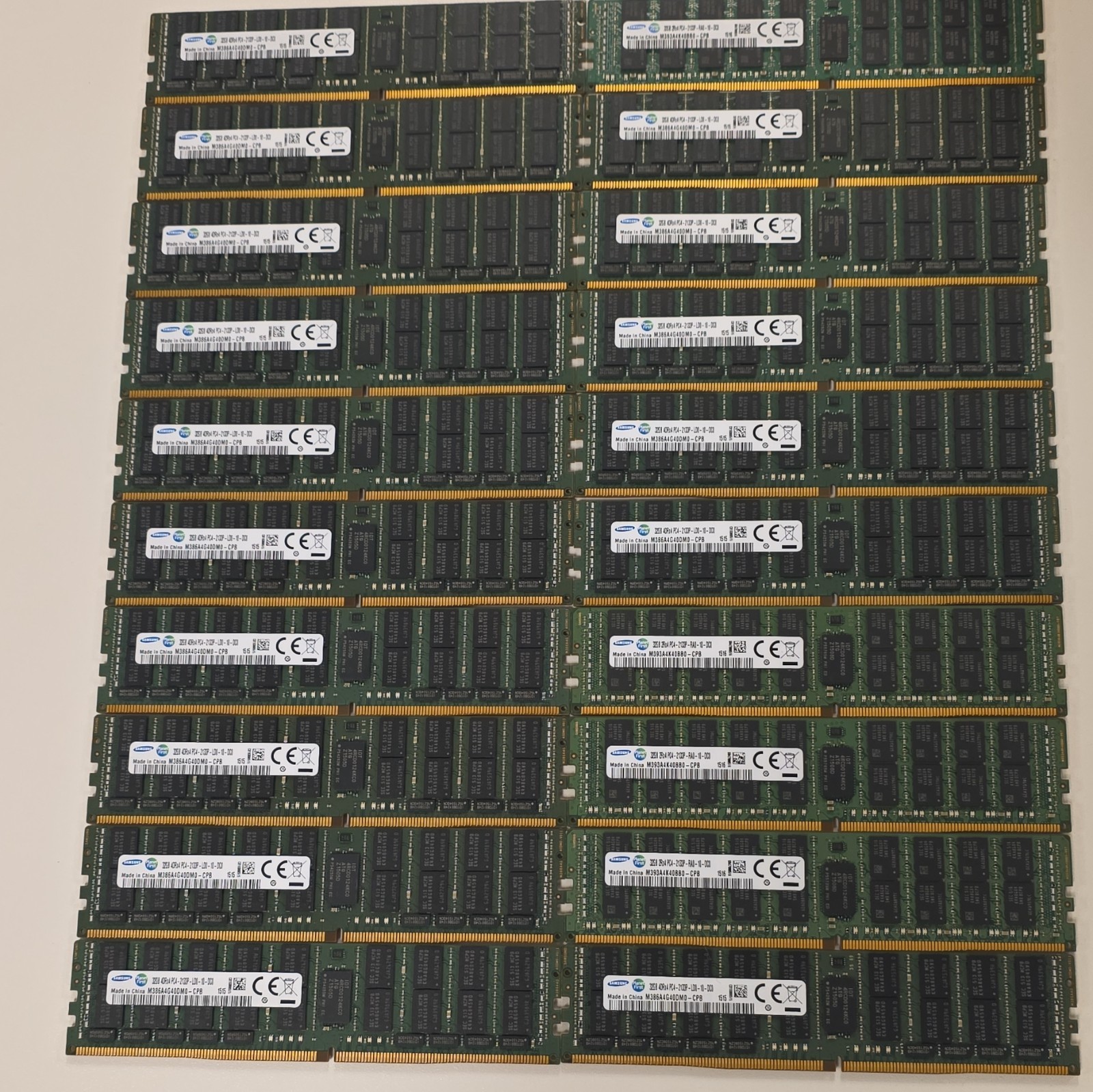 [LOT OF 20] Samsung 32GB DDR4 PC4 2133P LD0 ECC LRDIMM Server Ram