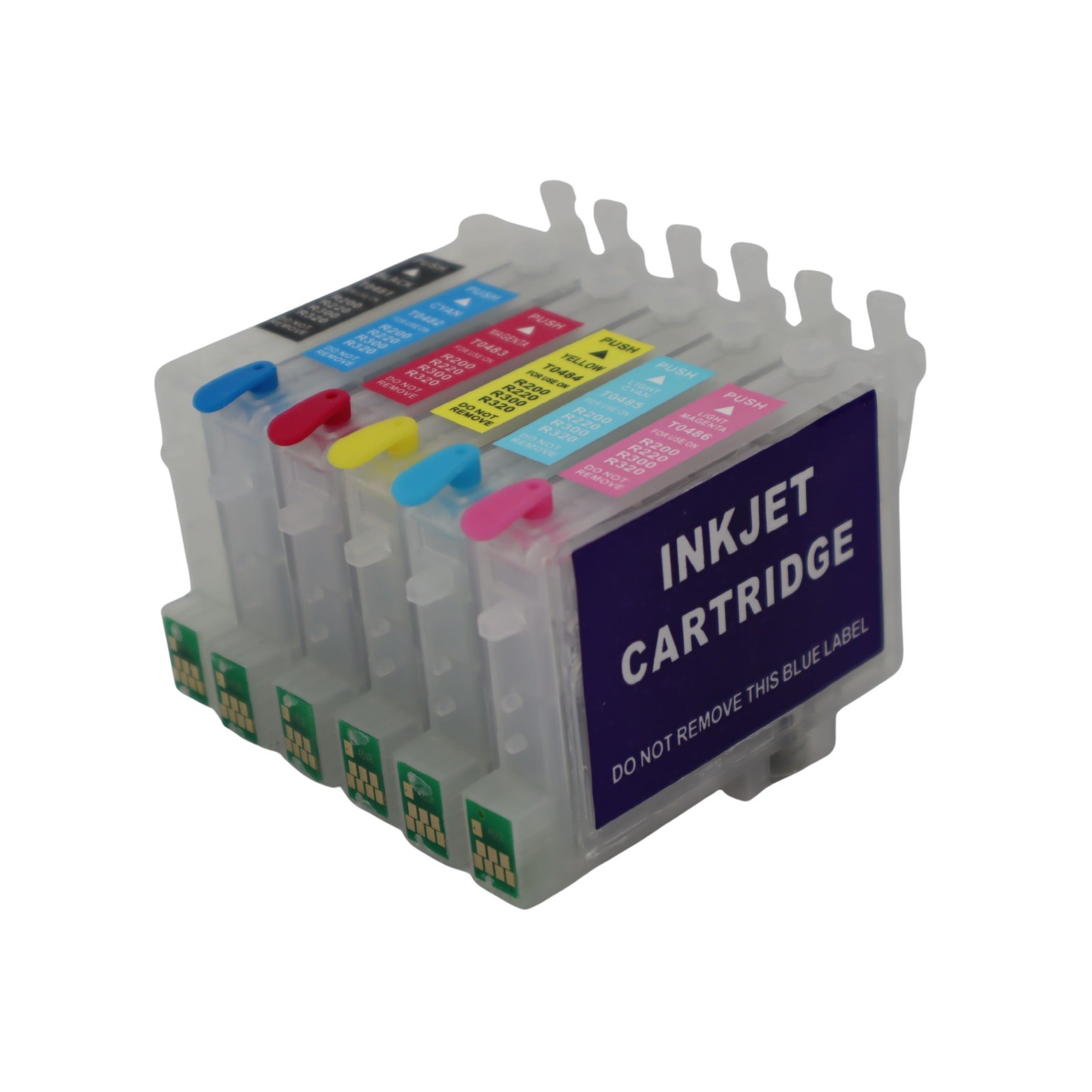 T048 Refillable Ink Cartridges Stylus Photo R200 R220 R300 R320 R340 RX500 RX600