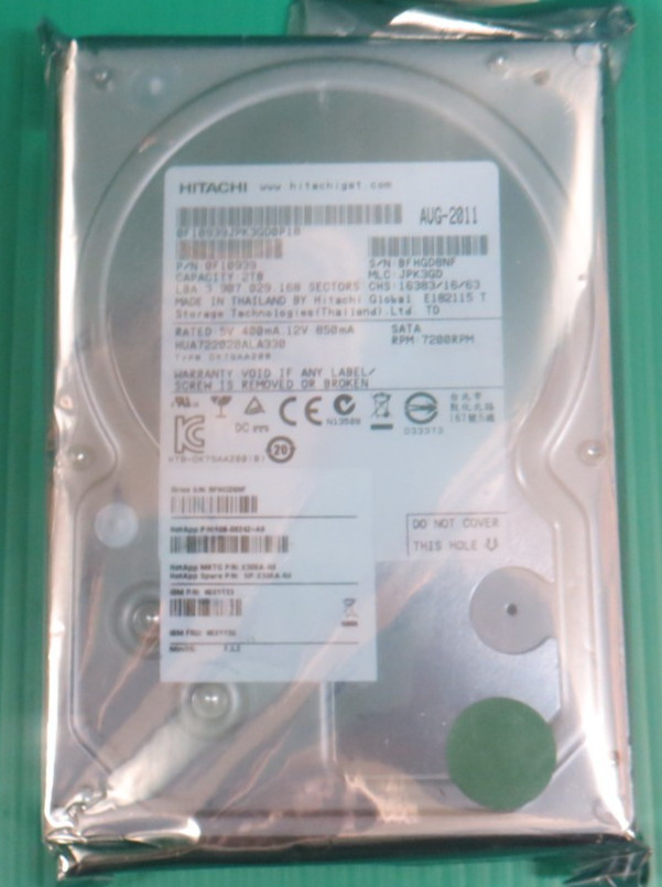 Hitachi 2TB / 32MB / SATA / 7200RPM / 3.5" HDD HUA722020ALA330 / 0F10939/ REFURB