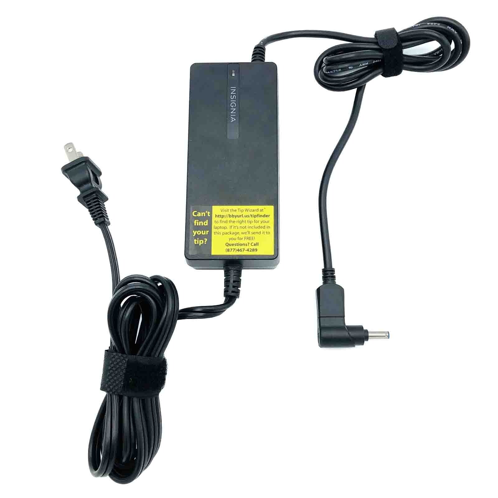 Genuine Insignia 90W AC Power Adapter NS-PWLC591 - 19V 4.74A with HP Blue Tip