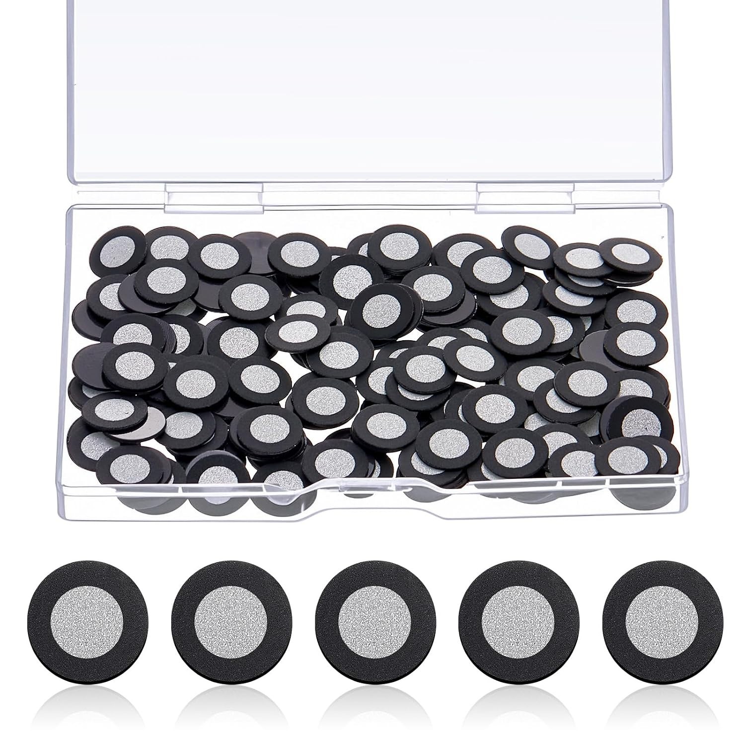 500 Pcs 3D Magnetic Tracking Dot for Scanner Scanning (Inner 6.0 mm Outer 10 mm)
