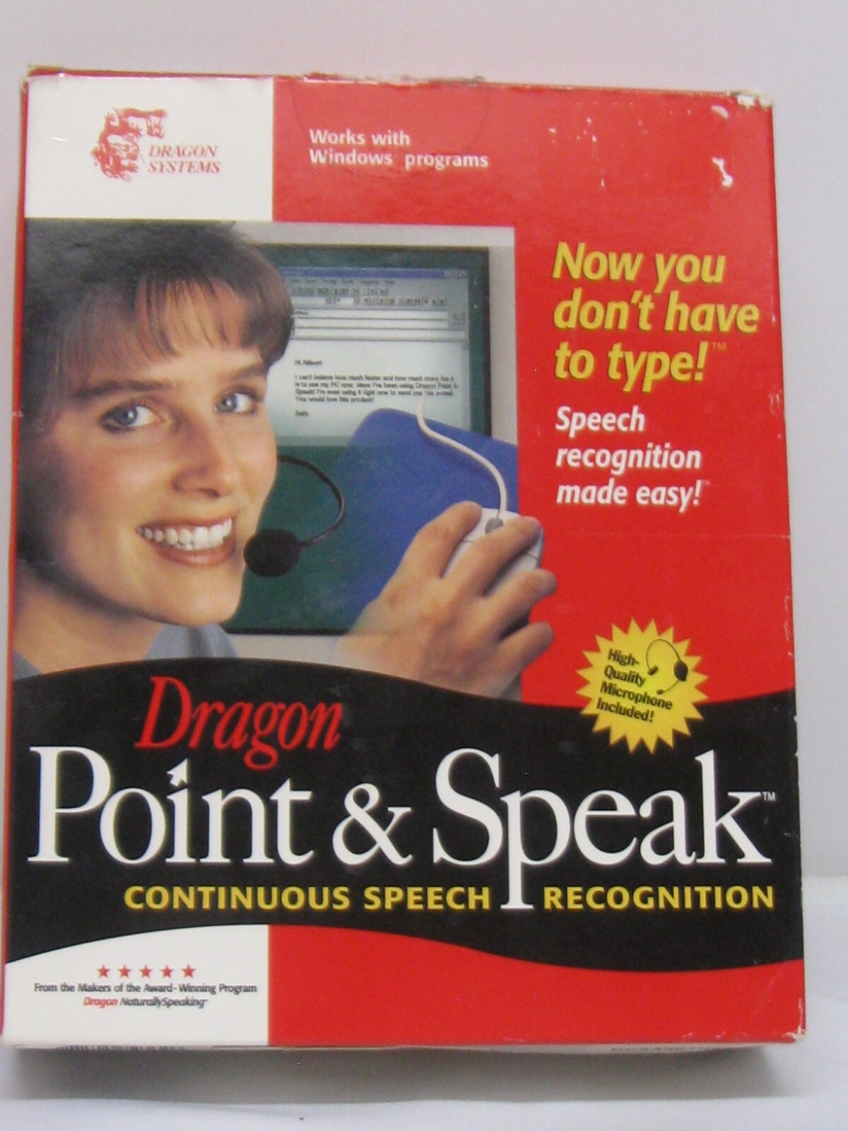 Dragon Systems Point and Speak - Windows 95/98/NT 