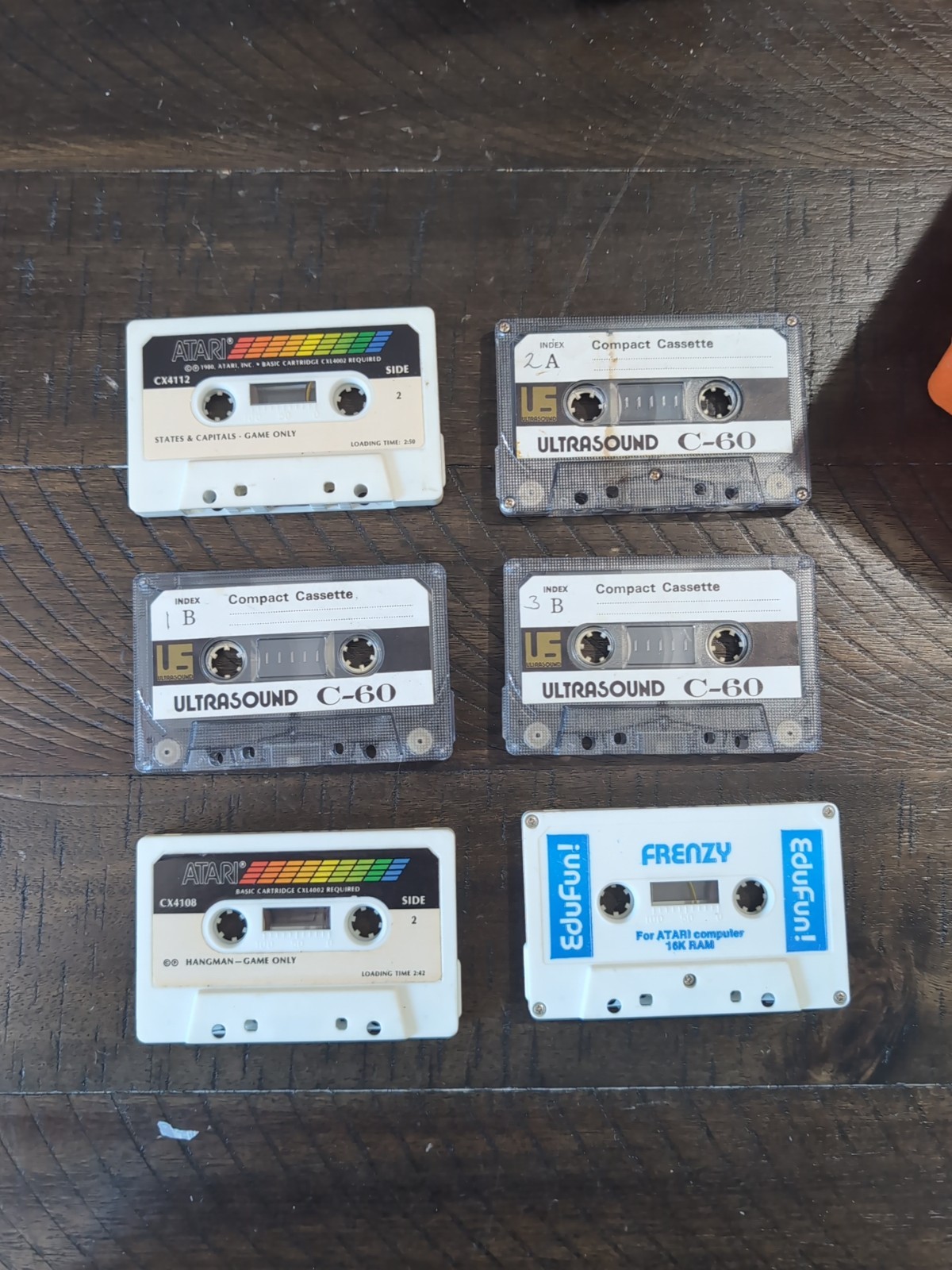 Atari 400/800 Computer Software Cassettes Lot
