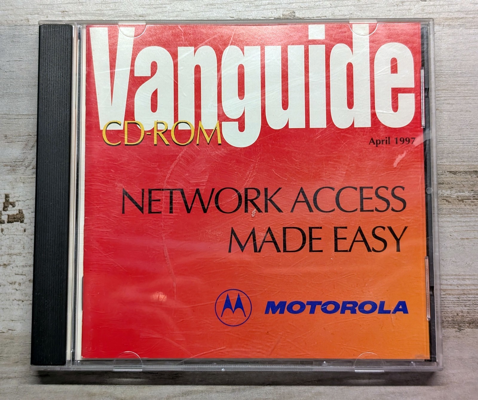 Motorola Vanguide CD-ROM Network Access Made Easy April 1997 Vintage Software
