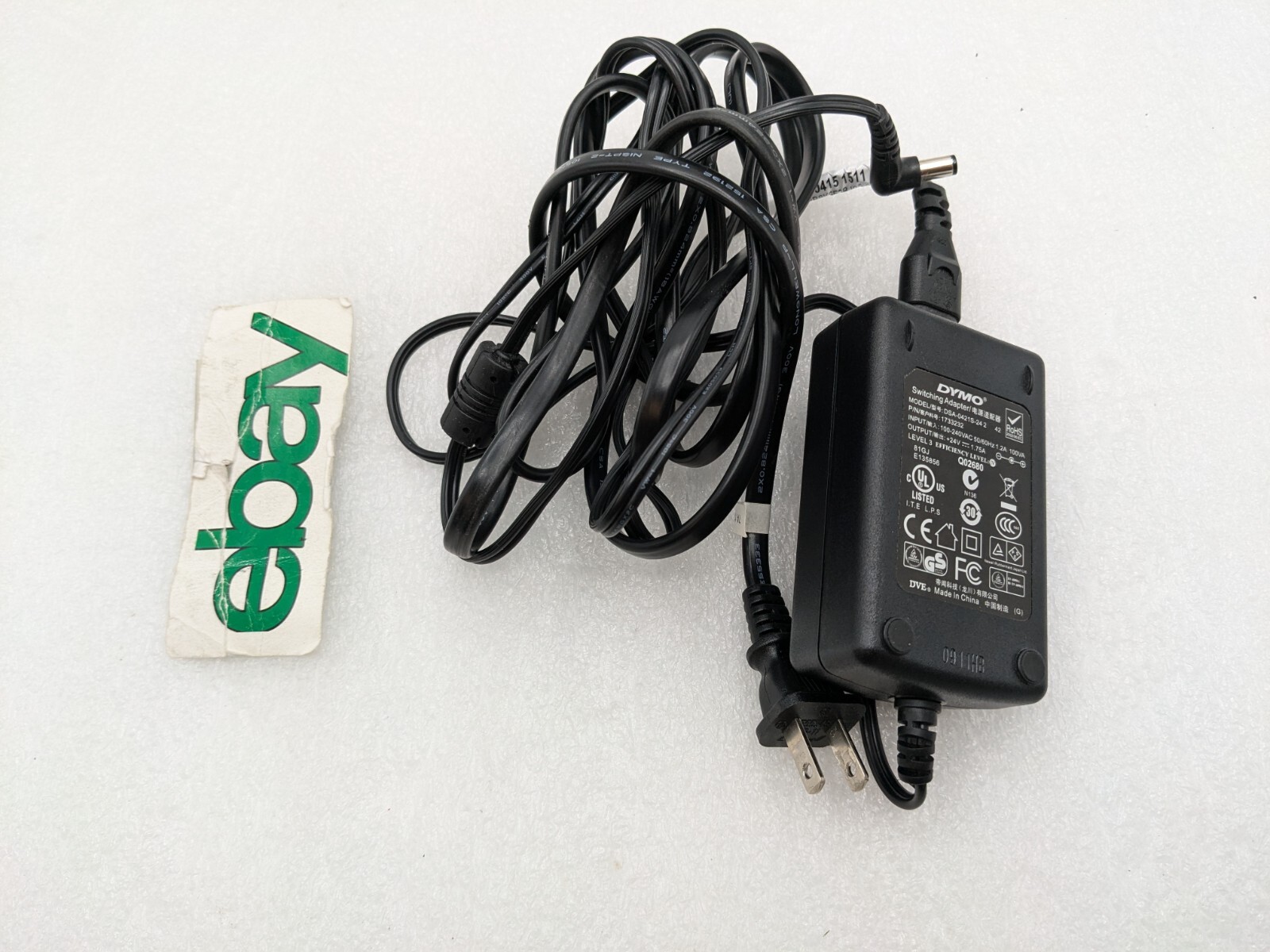 Genuine DYMO DSA-0421S-242 Switching Adapter 24V DC 1.75A Power Supply FREE S/H