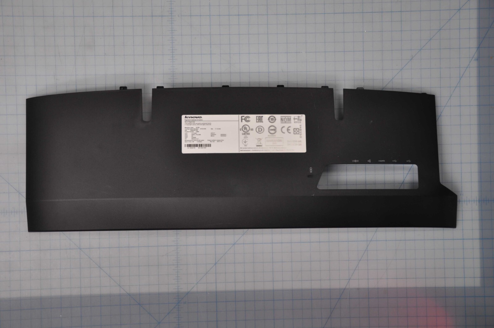 New LENOVO C560 Slide Cover W/O TV BLK 90204781